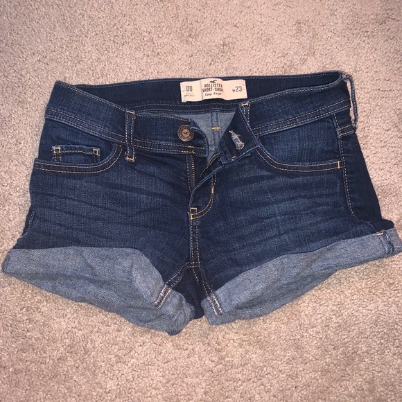 Hollister Pants - Hollister Low Rise Denim Short Shorts 23 / 00
